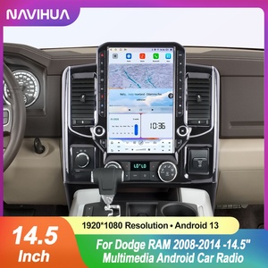 Lecteur multimédia automobile Navihua avec écran IPS de 14,5 pouces et GPS pour Dodge RAM 2008-2014, navigation automobile, mise à niveau de l'écran principal - Product Image 4