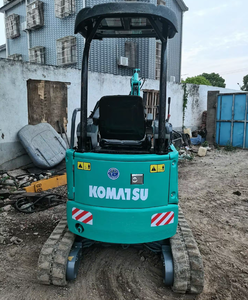 Excavadora de cadenas usada Komatsu PC20 de 2 toneladas con cucharón de 0.06m³ original de Japón, excavadora hidráulica para granja y jardín - Product Image 2