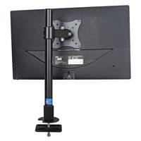 Soporte de Escritorio para Monitor de 14''-27'' para una Sola Pantalla LCD, Brazo para PC, Soporte para TV de Plasma, Acero Laminado en Frío, Inclinable y Giratorio, en Stock