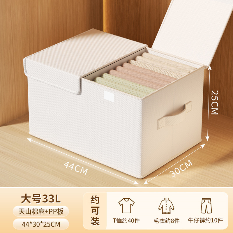 Large Double-Lid Storage Box [44*30*25CM]