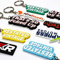 Nouveau porte-clés personnalisé en PVC souple / Porte-clés en caoutchouc souple / Porte-clés en silicone