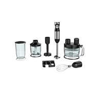Commandes à bouton-poussoir de vitesse Mélangeur à immersion multifonctionnel en acier inoxydable et plastique à vitesse continue pour usage domestique
