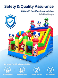 Castillo inflable comercial de <span class=keywords><strong>Super</strong></span> <span class=keywords><strong>Mario</strong></span> con tobogán, combo para niños, castillo inflable para saltar al aire libre, <span class=keywords><strong>Mario</strong></span> <span class=keywords><strong>Bros</strong></span> Bouncer para negocio de alquiler. - Product Image 5