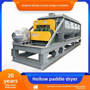 Essiccatore a pale cave per fanghi chimici e fanghi urbani, per impieghi gravosi, <span class=keywords><strong>dimensioni</strong></span> personalizzabili, progettato e prodotto in base alla capacità, 4 anni di garanzia - Product Image 3