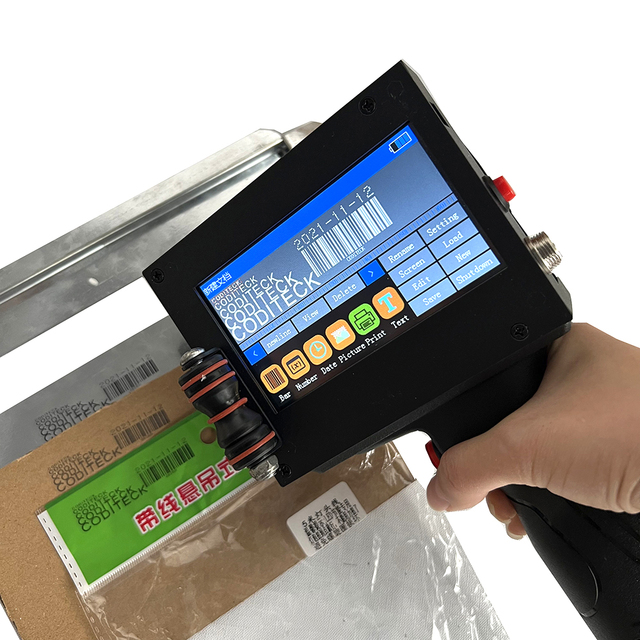 Coditeck Handheld Inkjet Printer Gun 600dpi 12.7mm for Pvc Pipe