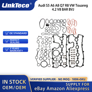 Linkteco Kit segel Gasket pembangunan kembali mesin Set paking kepala untuk Audi S5 A6 A8 Q7 R8 VW Touareg 4.2 V8 BAR BVJ 2006-2017 079103383AQ - Product Image 4
