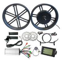 20x4.0 20 pouces sans balais sans engrenage 48V 60V 1000W 1500W gros pneu moteur de moyeu arrière Kit de Conversion de vélo électrique