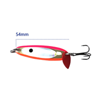 SEASKY Cuillère de pêche à la truite Skagit en laiton 1/4 oz 5,5 cm 7 g Leurre métallique