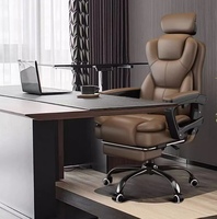 Peut s'allonger chaise de patron chaise d'ordinateur à domicile chaise de bureau d'affaires sédentaire confortable