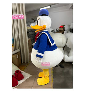 Costume <span class=keywords><strong>de</strong></span> cosplay adorable d'animal <span class=keywords><strong>de</strong></span> dessin animé grandeur nature, costume <span class=keywords><strong>de</strong></span> mascotte <span class=keywords><strong>de</strong></span> canard <span class=keywords><strong>célèbre</strong></span> Donald - Product Image 2