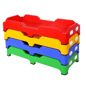 Meubles pour crèches, lits en plastique de sécurité pour enfants d'âge préscolaire, lits pour la maternelle - Product Image 1