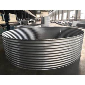Muhe Acier Pisciculture et Aquaculture Tôle galvanisée PVC Liner Silo Shandong - Product Image 2