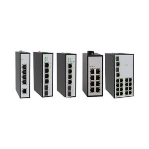 5-Port 100m cấp công nghiệp IP40 bảo vệ <span class=keywords><strong>Ethernet</strong></span> chuyển đổi DIN đường sắt ổn định cao cắm chơi RJ45 SNMP QoS RIS3005-4T1P - Product Image 2