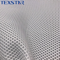 Tissu en maille hexagonale 3D respirant et écologique en polyester 100 % tricoté chaîne pour chaises, sacs et vêtements – Vente en gros