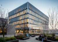 Revêtement de façade en pierre moderne de haute qualité Système de mur de verre en aluminium Murs rideaux architecturaux unifiés