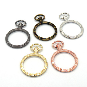 Bordures en résine époxy UV pour accessoires de bijoux DIY, modèles en résine époxy cristalline, bordures en alliage, pendentifs de collier, porte-clés - Product Image 1