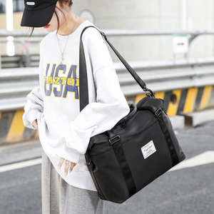 Bolsa de Gimnasio de Gran Capacidad, Color Rosa Sólido, Bolsa de Viaje para Deportes y Fitness al Aire Libre - Product Image 4