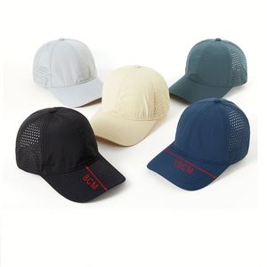 Gorras Clásicas de 6 Paneles, Coloridas, Lisas, Impermeables, con Orificios Cortados con Láser, de Nailon, Personalizables, Unisex, de Secado Rápido - Product Image 2