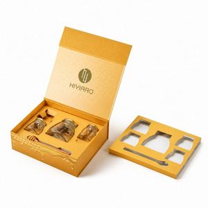 Caja de Embalaje Magnética Personalizada de Cartón Calmshell con Apertura Lateral para Tarros de <span class=keywords><strong>Miel</strong></span>, Caja de Lujo para Envase de <span class=keywords><strong>Miel</strong></span> - Product Image 1