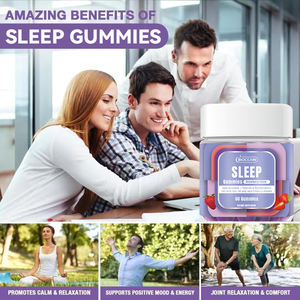 Gomitas para Dormir con Melatonina de Marca Privada de Fabricante OEM con <span class=keywords><strong>Magnesio</strong></span> y 5-HTP para Adultos y Niños, Orgánicas, Veganas, Certificadas Halal - Product Image 3