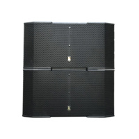 Haut-parleur subwoofer double 18 pouces 1200W Stéréo portable passif
