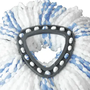 Recharge de tête de vadrouille en microfibre facile à essorer pour <span class=keywords><strong>Vileda</strong></span>, pour le triangle de cèdre, 1 pièce, 360 - Product Image 6