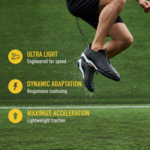 Chaussures de football noires personnalisables de haute qualité avec logo/taille personnalisés, <span class=keywords><strong>crampons</strong></span> de football pour l'entraînement avec matériau en caoutchouc - Product Image 3