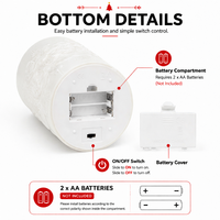 Bougie pilier LED écologique à piles en cire de paraffine pour la décoration intérieure, les occasions festives, les mariages et les anniversaires