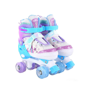 <span class=keywords><strong>Pattini</strong></span> <span class=keywords><strong>a</strong></span> <span class=keywords><strong>Rotelle</strong></span> Quad <span class=keywords><strong>per</strong></span> Bambini ZHOYA SPORT Personalizzati, Cuscinetti ABEC-7, Telaio in Alluminio, Guscio in PE, Freno in PVC, Ruote in PU Luminose - Product Image 1