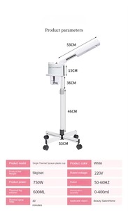 Au-A808A chuyên nghiệp thường vụ thẩm mỹ viện Mặt hấp vaporizador hơi nóng Ozone - Product Image 5