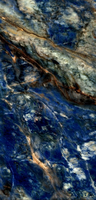 Panneau mural en PVC 1000 mm * 10 mm Van Gogh Blue Borghini, facile à installer, imperméable, anti-moisissure