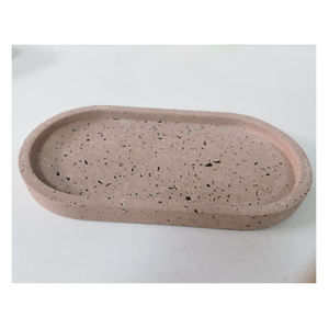 <span class=keywords><strong>ถาด</strong></span>ใส่เครื่องประดับหินธรรมชาติรูปวงรี <span class=keywords><strong>ถาด</strong></span><span class=keywords><strong>ปูน</strong></span>ซีเมนต์เทอร์ราซโซ <span class=keywords><strong>ถาด</strong></span>เสิร์ฟ สำหรับตกแต่งบ้านและโรงแรม - Product Image 3