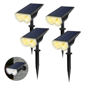 Iluminación decorativa para exteriores a prueba de agua IP65 para patio ABS, foco <span class=keywords><strong>Solar</strong></span> para exteriores, luz Led <span class=keywords><strong>Solar</strong></span> para jardín para decoración al aire libre - Product Image 2