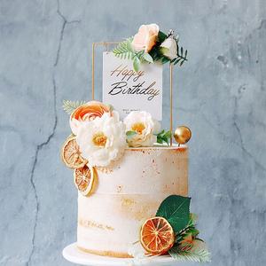 DAMAI 2026 Nouveau Topper de Gâteau en Papier Acrylique Décoratif pour Mariage Joyeux Anniversaire - Product Image 2