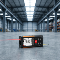 Télémètre laser portatif 100 m, IP54, mesure numérique de la distance, modes de mesure multiples, outil de mesure extérieur