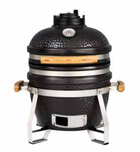 Gril à charbon de bois Kamado en céramique de 15 pouces avec support carré en acier pour <span class=keywords><strong>barbecue</strong></span> et cuisson en plein air - Product Image 1