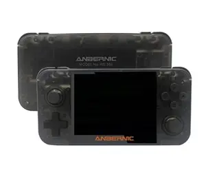 ANBERNIC konsol Game genggam RG350, konsol game Retro MINI 64 Bit 3.5 inci layar IPS 16G