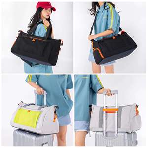 Outdoor Color Contrast Tote <b>Bag</b> <b>Large</b> Capacity Waterproof Shoulder <b>Bag</b> Multifunctional Camping Cycling Travel Crossbody <b>Bag</b> - Product Image 6