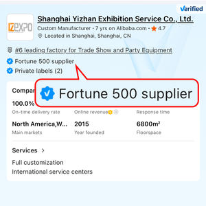 Izexpo QuickBuild 20x20ft Bekleidungsmesse-Stand Modulares Ausstellungs-System Kundenspezifischer Möbel-Messestand Holz-Ausstellungsstand - Product Image 5