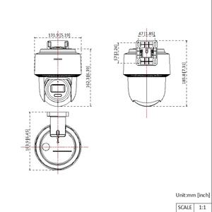 Hikvision Gốc 4 MP DS-2DE2C400MWG-E Thông Minh Lai-Ánh Sáng Bộ Nhớ Khe Cắm Thẻ Nhớ HIk-Kết Nối IP66 Cố Định Ngoài Trời PT Mạng Máy Ảnh - Product Image 3