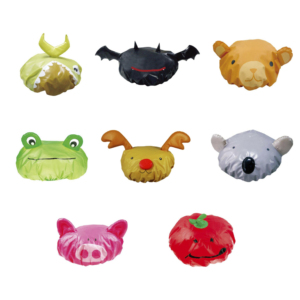 Vente en gros de bonnet de douche en PVC imprimé cactus mignon de haute qualité imperméable pour enfants - Product Image 3