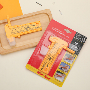 סרגל חיתוך מעגלי מתכוונן של RTS, קוטר 1 ס\\\"מ-30 ס\\\"מ, כלי לעבודות עור לחיתוך נייר ועור - Product Image 5