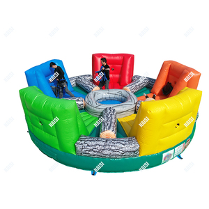 Bambini e adulti gonfiabili gonfiabili Sport interattivi gioco gonfiabile Bungee affamato ippopotamo Chow Down gioco - Product Image 1