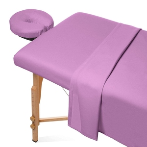 <strong>Custom</strong> Bed Sheet Fitted Sheet 31.5x73+7" Bed <strong>Cover</strong> Pillowcase <strong>Set</strong> for Eyelash Massage Beauty Salon Beauty Care - Product Image 2