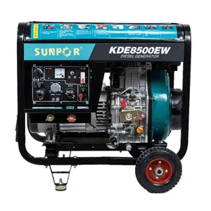 Máquina de soldadura portátil de alta potencia de 2 Kw Kva, Generador de soldadura diésel a la venta