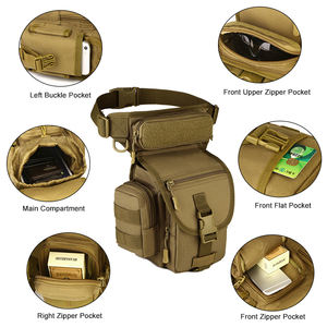 Aangepaste Outdoor Sport Taille <span class=keywords><strong>Leg</strong></span> Tas Voor Mannen Fanny Pack Multifunctionele Waterdichte Motorfiets Tactische Drop <span class=keywords><strong>Leg</strong></span> Tas - Product Image 3