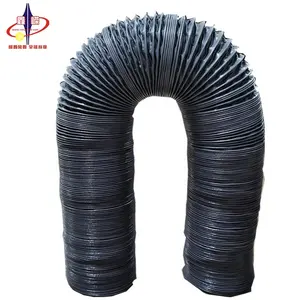 Tuyau de ventilation flexible en spirale Tuyau de ventilation en tissu de nylon Tuyau de climatisation Tube télescopique flexible