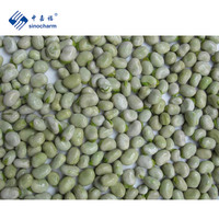 Sinocharm prix de gros HALAL marque OEM fèves entières IQF 2,2 lb de fèves surgelées pour purée