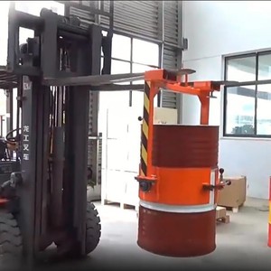 Lève-fût 200L, outil de basculement de fût en acier, rotation à 360 degrés avec manivelle pour le transfert d'huile - Product Image 3