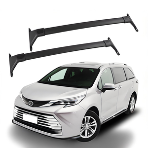 JOESHIER High Quality Black Aluminum Alloy Car Roof Rack Crossbar Toyota Sienna 2021-2025 75KG Load Capacity No Drilling <b>Easy</b> - Product Image 1